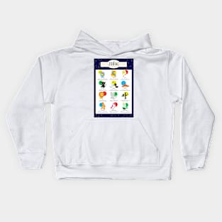 Zodiac Chart Kids Hoodie